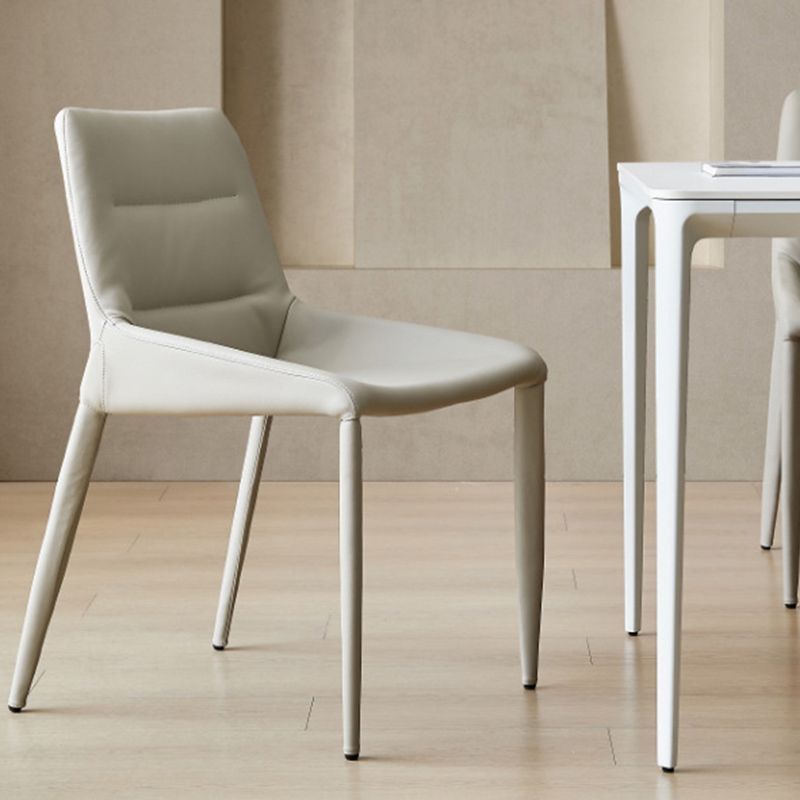 Modern Style 1/2/5/7 Pieces Dining Chairs Set Rectangle Stone Furniture in White