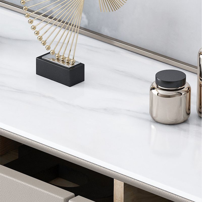 15.74" Wide Solid Wood Accent Chest with Drawers and Straight Legs Chest