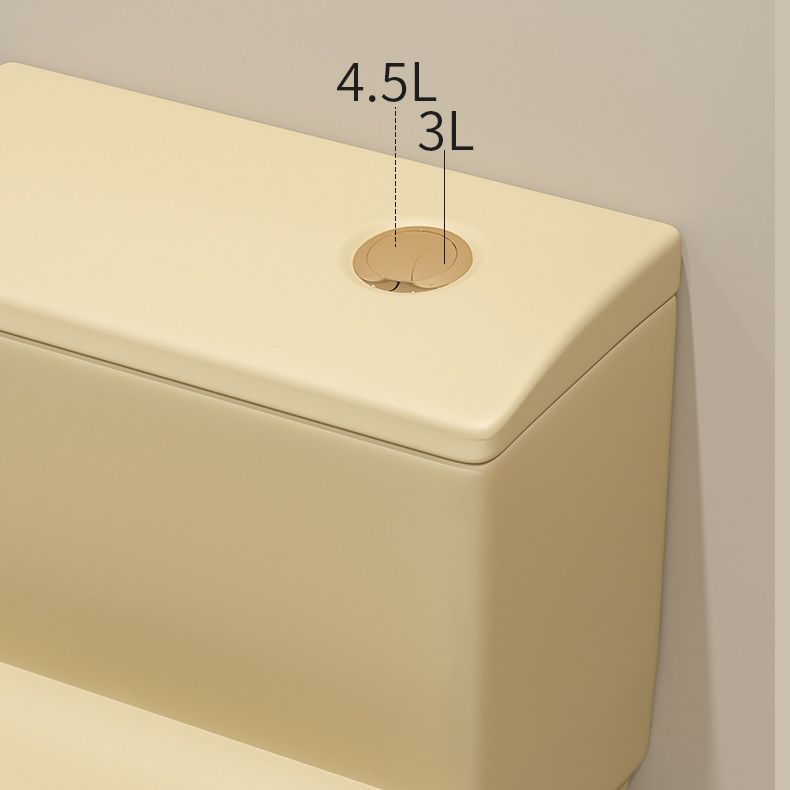 Traditional Skirted Toilet Floor Mount One-Piece Flush Toilet with Slow Close Seat