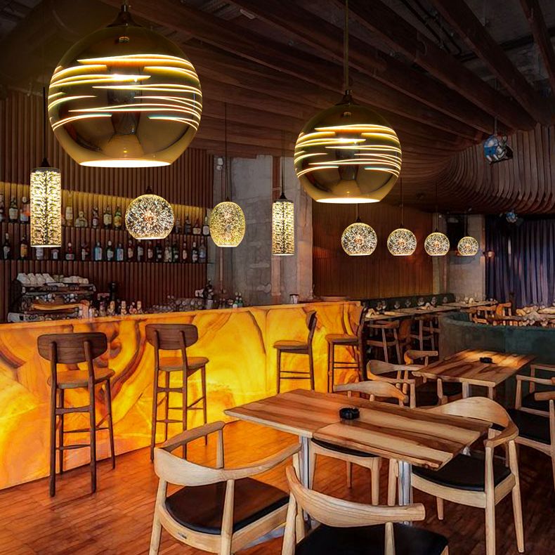 Aftaccampata a sospensione di vetro a sospensione a sospensione di vetro sospeso a 1 luce