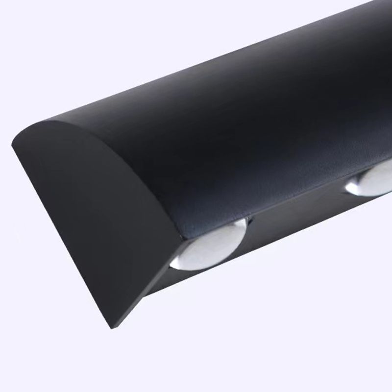 3 Lights Modern Style Wall Lamp Metal Sconces in Black for Outdoor