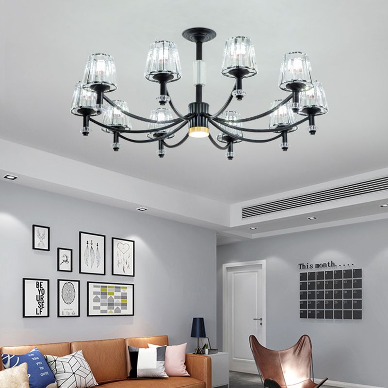 American Glass Chandelier Multi Light Chandelier Pendant for Dining Room