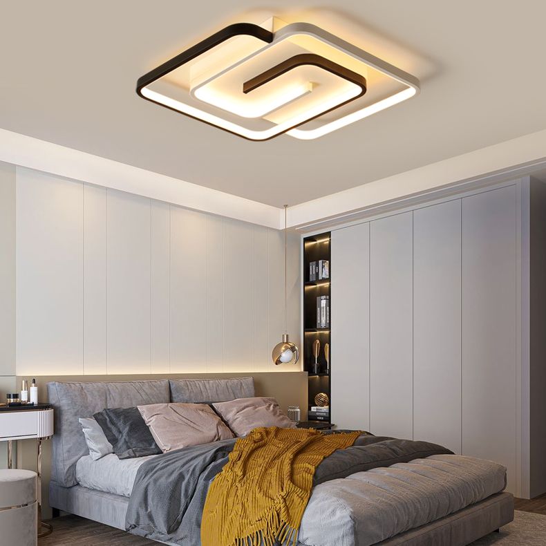 Moderne Semi Flush Mount Light Armatuur Acryl Flush Light Fixtures