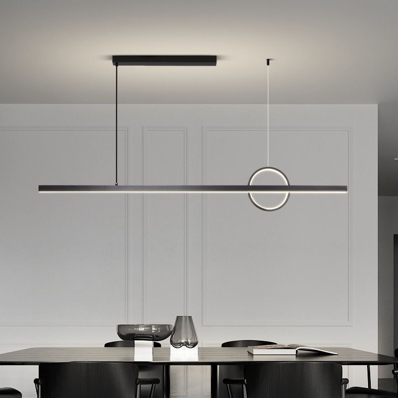 Modern Style Pendant Lighting Fixtures Black Island Lighting Ideas for Kitchen