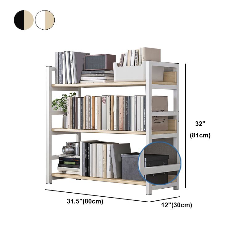 Industrielle vertikale Etagere -Bücherregal -Stahlrahmen -Holzregal -Buchhandel