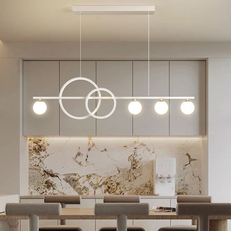 Modernism White Kitchen Island Lighting Acrylic Ceiling Light