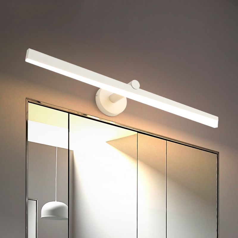 Minimalisme 1-Light LED Murce Murce Metal Mur Linet Mur moulé pour la salle de bain