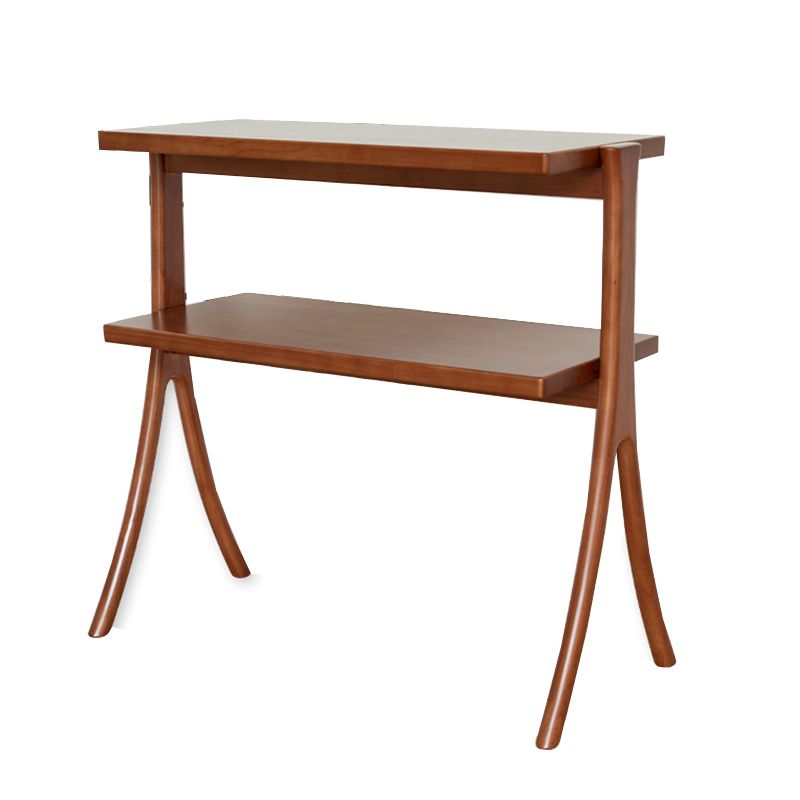 13" Wide Contemporary Corner Table Rectangular Accent Side Table with Storage