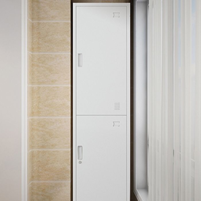 Steel Contemporary Wardrobe Closet Hinged Wardrobe Armoire for Home