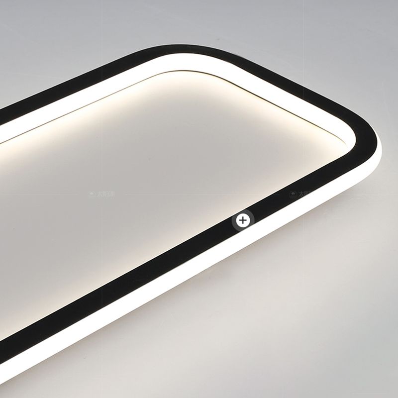 Modern Style Ceiling Light LED Ceiling Mount Light with Silica Gel Shade for Bedroom