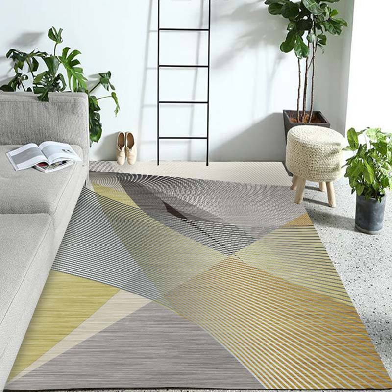 Western Geo Printed Rug Multicolor Synthetics Indoor Rug Machine Washable Anti-Slip Backing Carpet for Room
