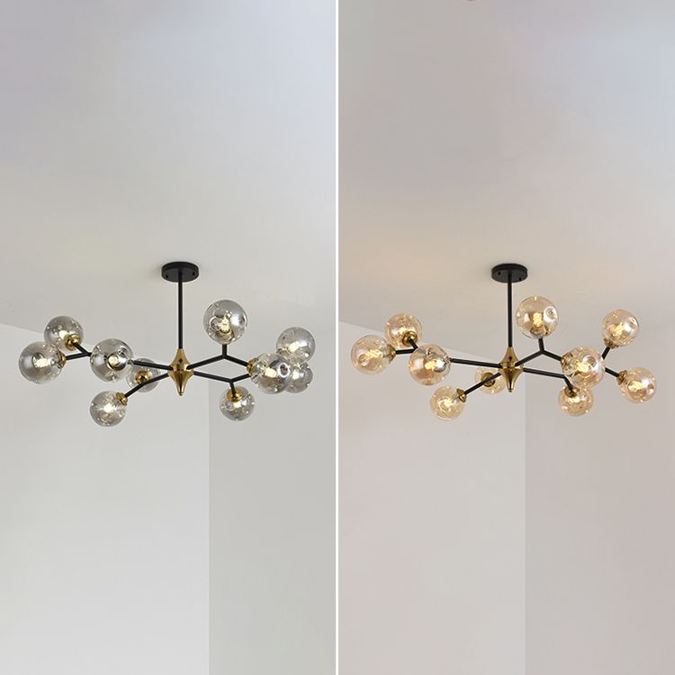 Modern Metal Chandelier Light Fixtures Multi-Head Suspension Pendant Lights for Restaurant