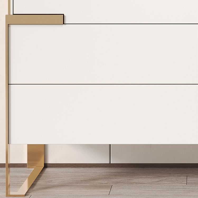 Glam Storage Chest Wooden Storage Chest Dresser with 6 Drawers