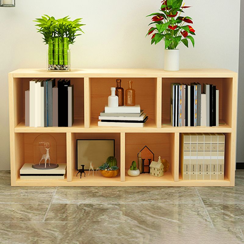 Modern Wood Bookcase, Geometric Bookshelf for Any Room, 9.5" W