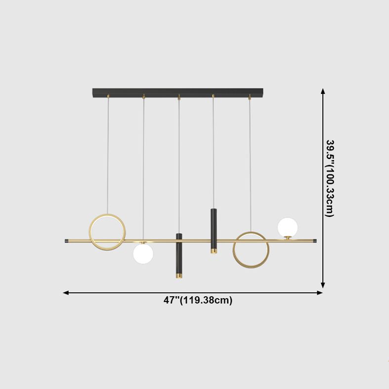 Moderne Style Island Leicht Einfaches hängende Lampenvorrichtung für Küchen -Esszimmer