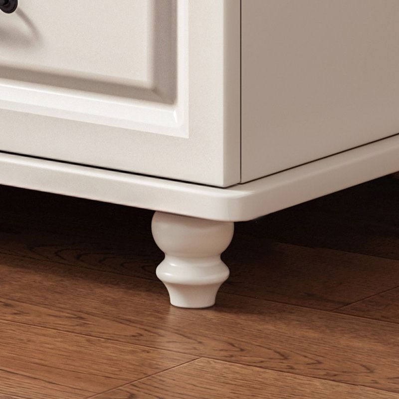 Mid-Century Modern Accent Cabinet Square Storage Cabinet with Drawer