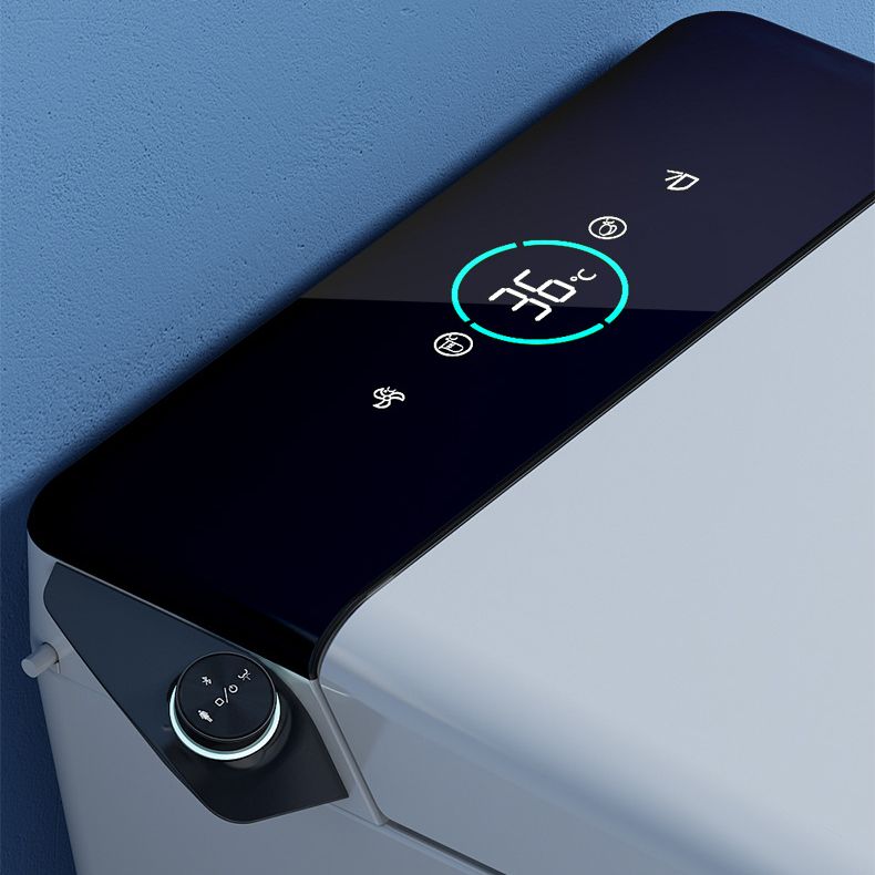 Modern Heated Seat Toilet Bowl Floor Mount ABS Toilet with Toilet Seat