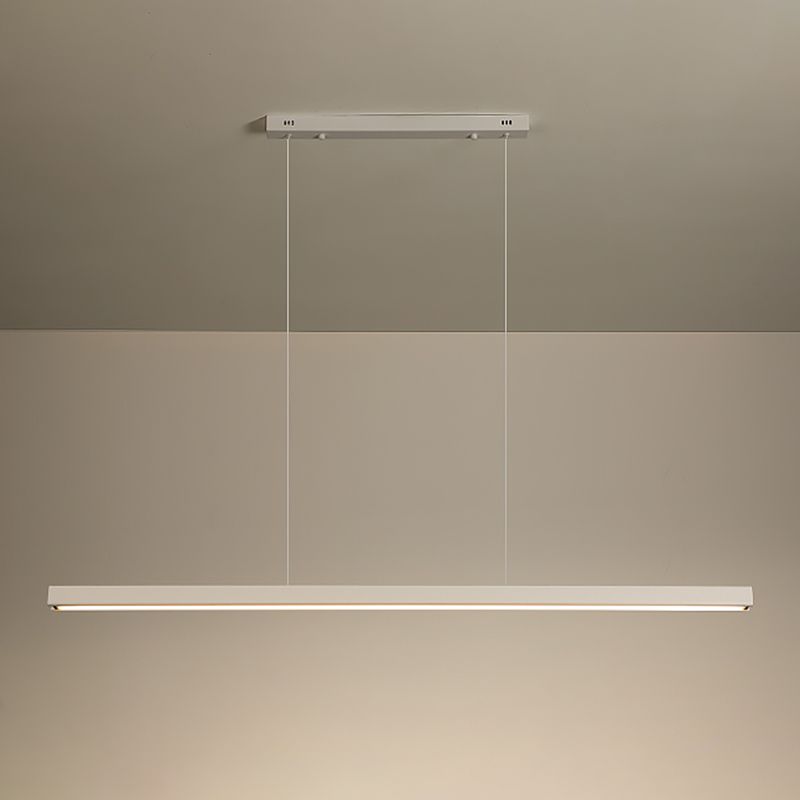 LED Modern eenvoudig hangende lichte rechthoek hanglamp met een hanglamp voor eetkamer