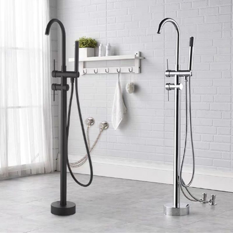 Modern Freestanding Tub Fillers Copper Freestanding Bathtub Faucet