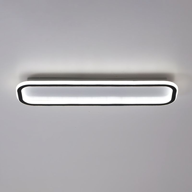 Rechteckige Metall-LED-Unterputz-Leuchte Moderne Deckenleuchte mit moderner Deckenleuchte