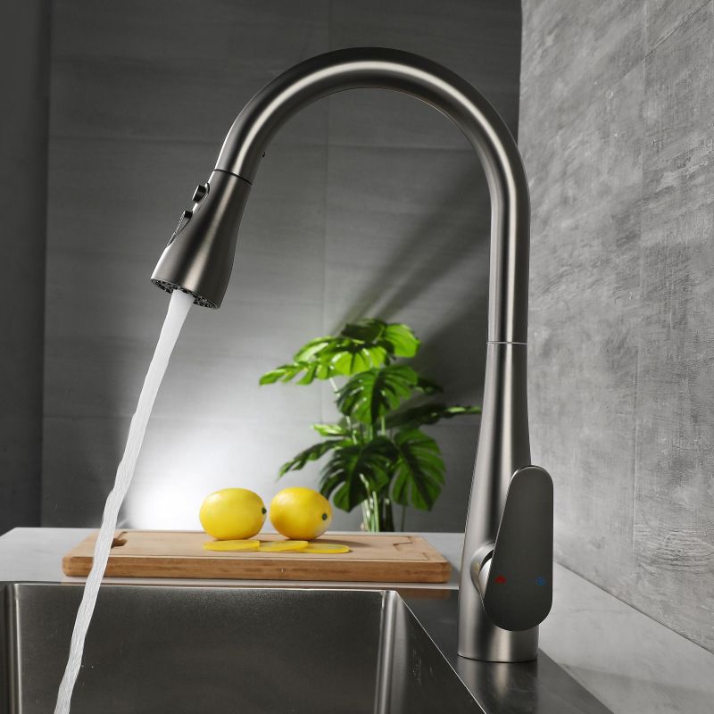 Pull down Kitchen Faucet Single Handle Faucet with Pull out Sprayer
