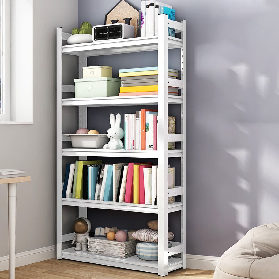 Open Standard Bookshelf Modern Steel Home Study Living Room Bookcase