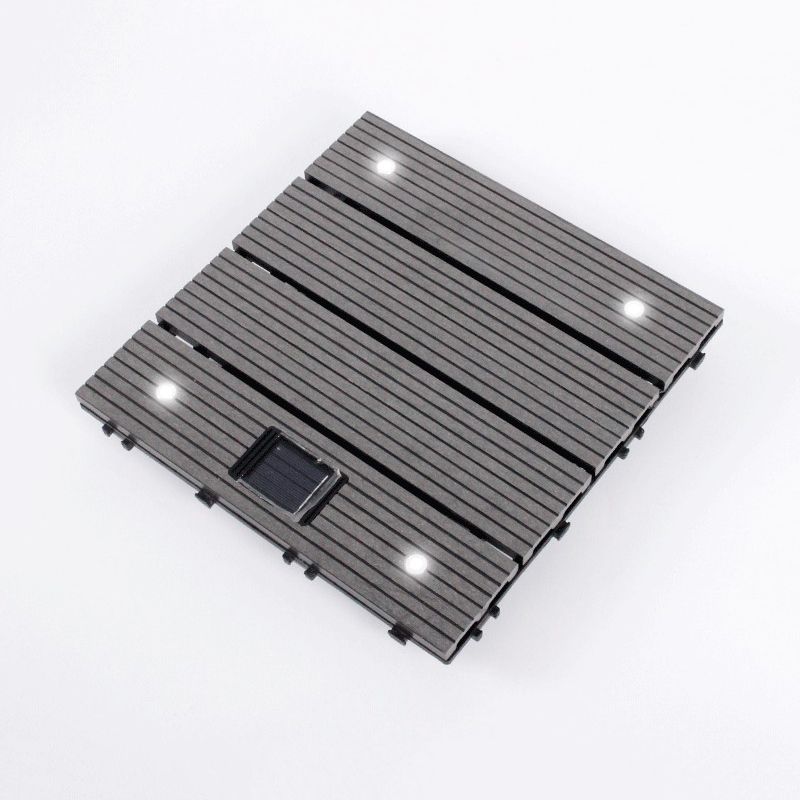 Striped Pattern Patio Flooring Tiles Square Snapping Flooring Tiles Floor Board