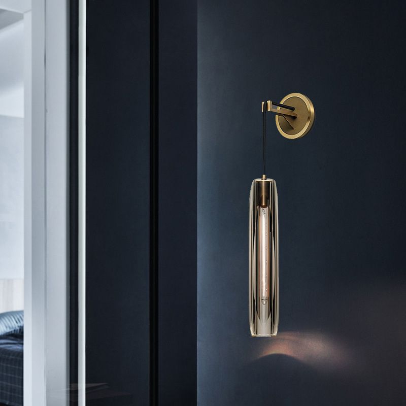 Geometrische 1-Licht-Wandleuchter moderner Kristallwandmontageleuchte