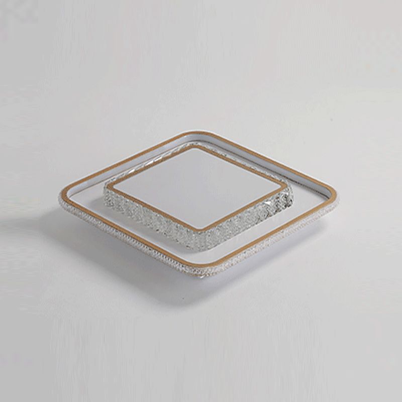Luz de montaje de techo de cristal geométrico de iluminación de techo de montaje de LED de estilo moderno