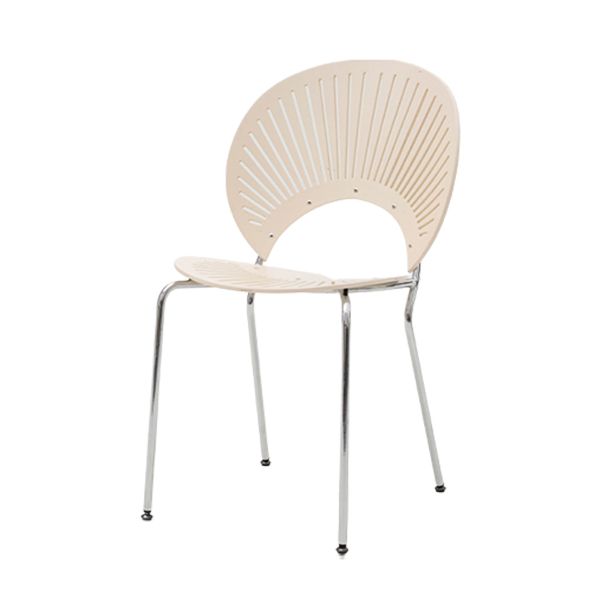 Modern Armless Dining Chairs Solid Wood Windsor Back Dining Side Chair