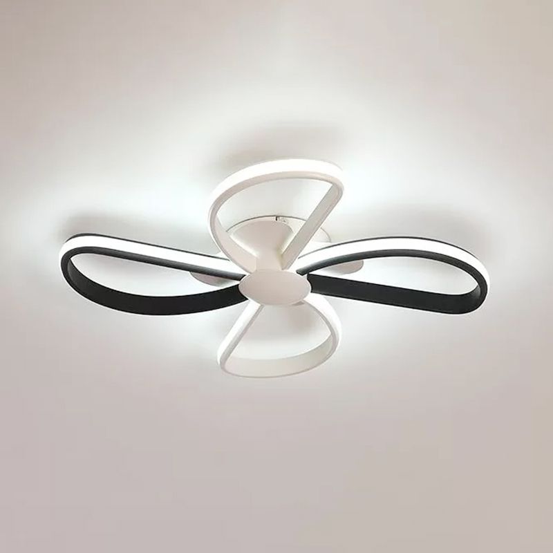 Blossom Shape LED Flush Mount Light Nordic Stylish Metal Ceiling Lamp for Kid Bedroom