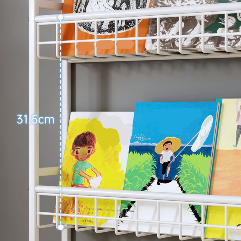 Wall Unit Modern Shelf Bookcase Metal Open Bookcase for Home