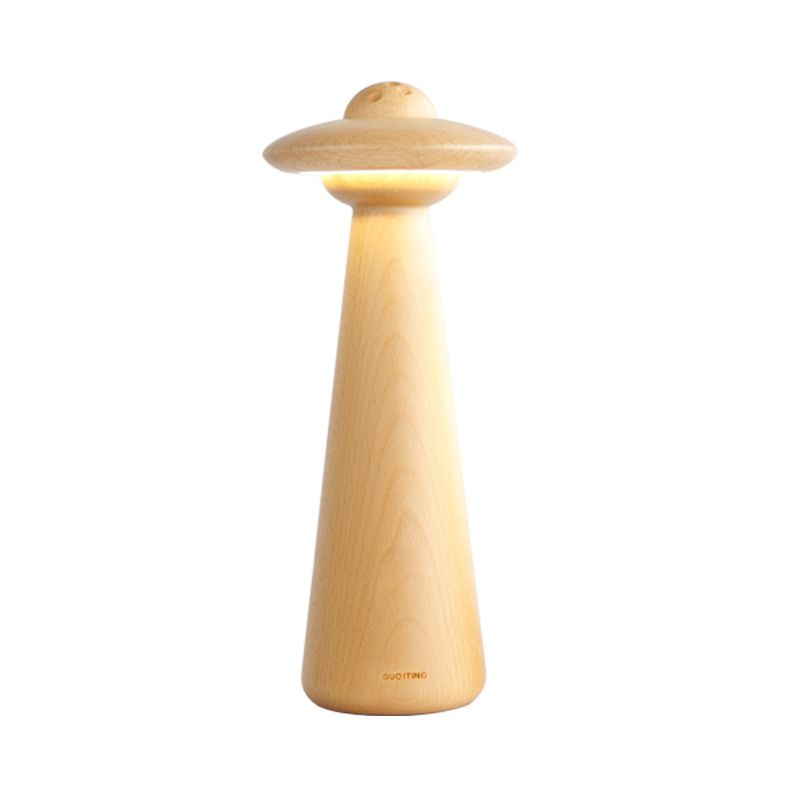 Table de champignons moderniste LED LED LED PETTE DE BURANT EN BEIGE pour le salon