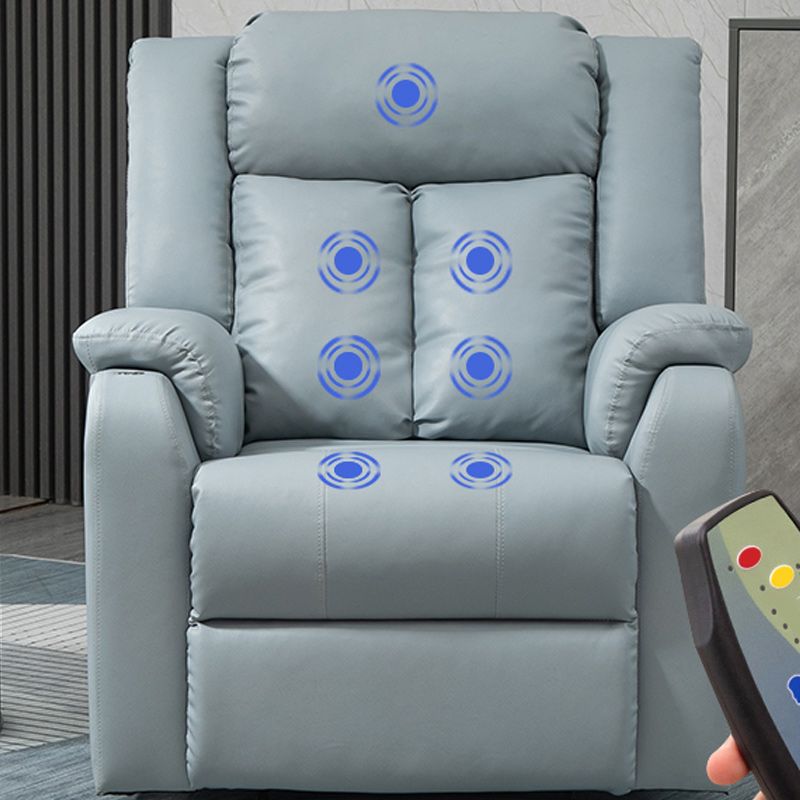 Solid Color Home Theater Recliner Standard (No Motion) Lumbar Support Recliner Chair