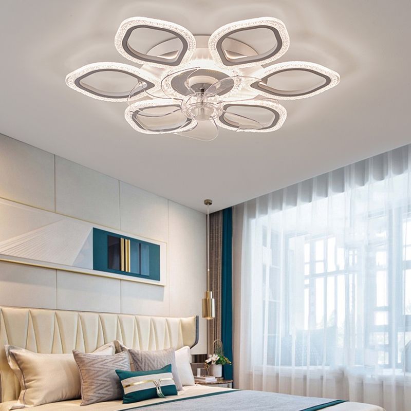 Lampada a ventola del soffitto in metallo Nordico Light Aitura del soffitto con lama a ventola ABS