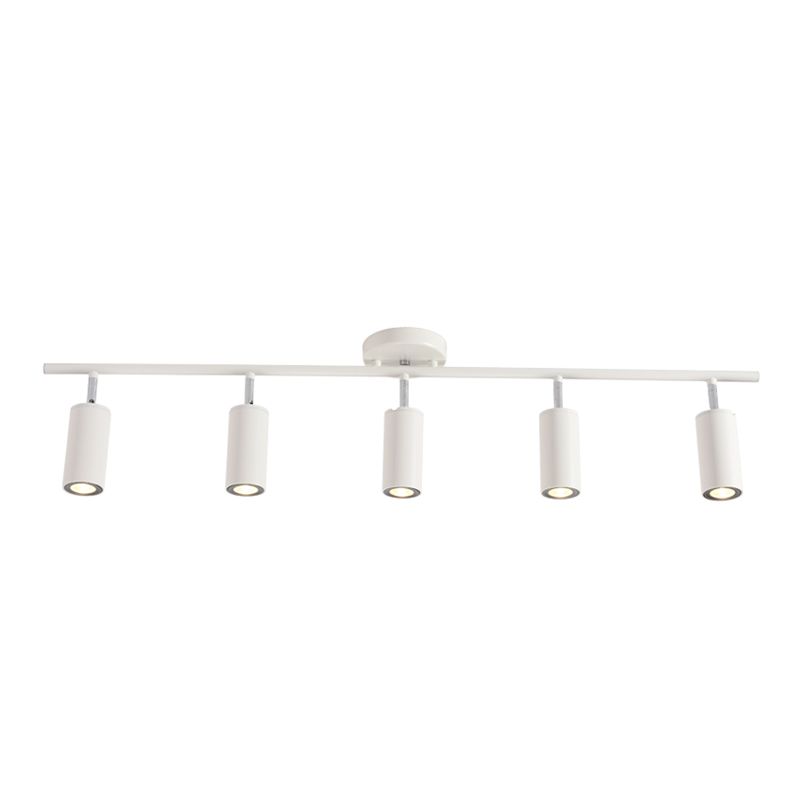 Zylindrische LED-Schienen-Deckenleuchte, moderne Aluminium-Unterputzmontage für Schlafzimmer