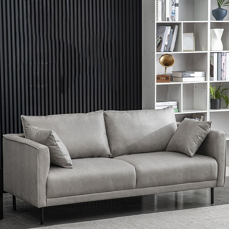 Modern Style Wooden Base Namib & Leather Art Multi-color Selection of Rectangular Sofa