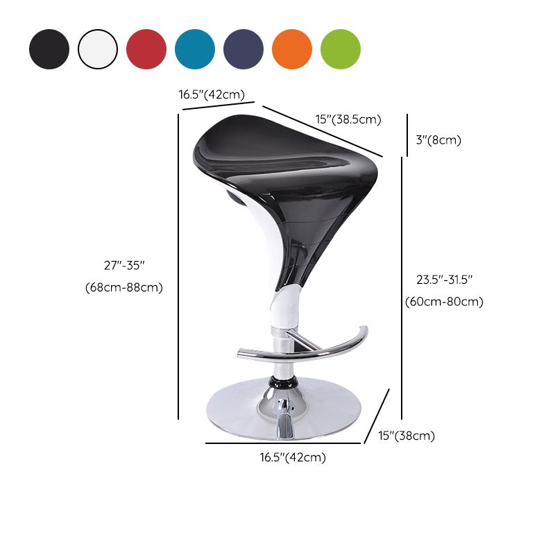 Contemporary Counter Height Stools Adjustable Height Bar Stool