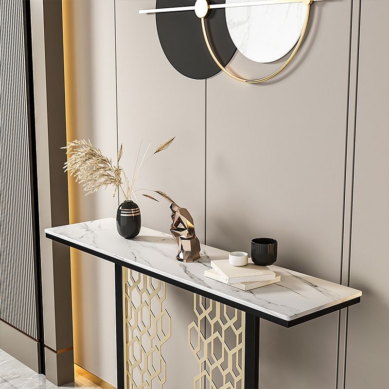 Contemporary Console Accent Table Scratch Resistant Console Sofa Table