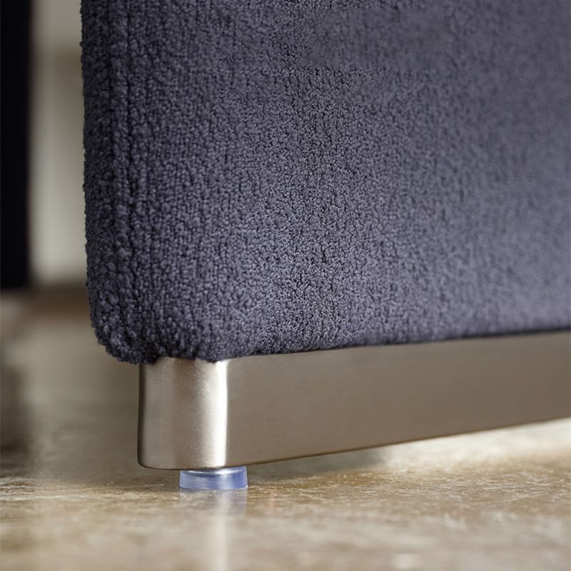 Wool Armless Chair 28.34" High Metal Frame Chair for Living Room