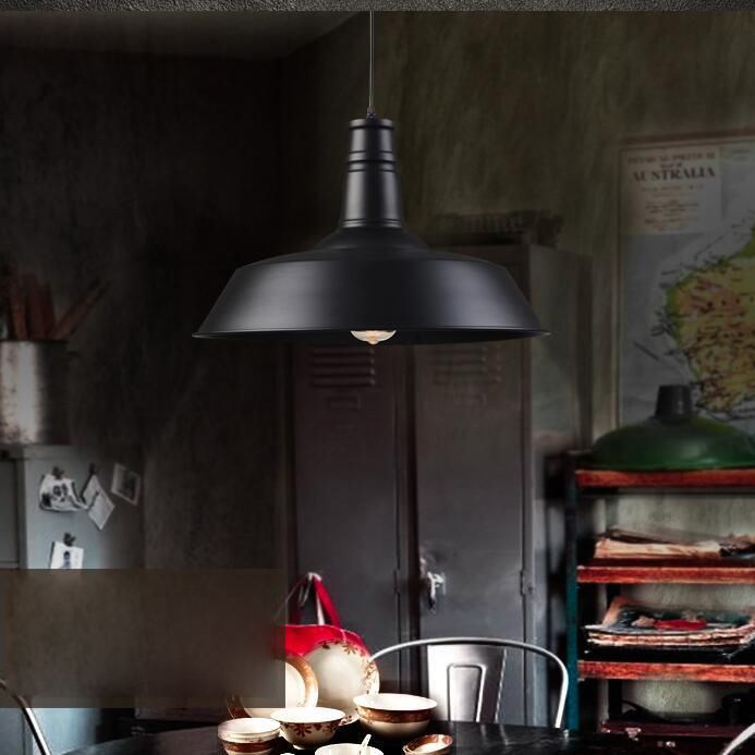 Retro industriële flesdop schaduw hanger licht metaal 1 lichte restaurant hangluchting