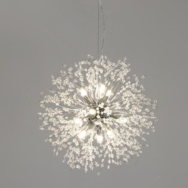 Modern Dandelion Chandelier Light Fixtures Multi-Head Suspension Pendant Lamps