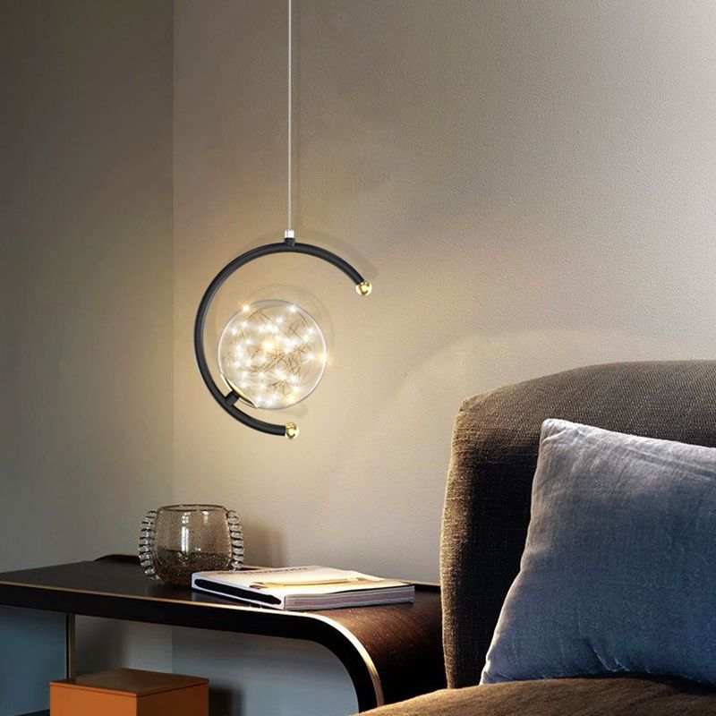 Kogellichtophanging hanger moderne eenvoudige glashanglampen voor restaurant