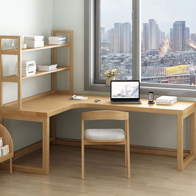 Modern Minimalist Wood Office Desk 29.6" H Writing Desk for Office and Living Room