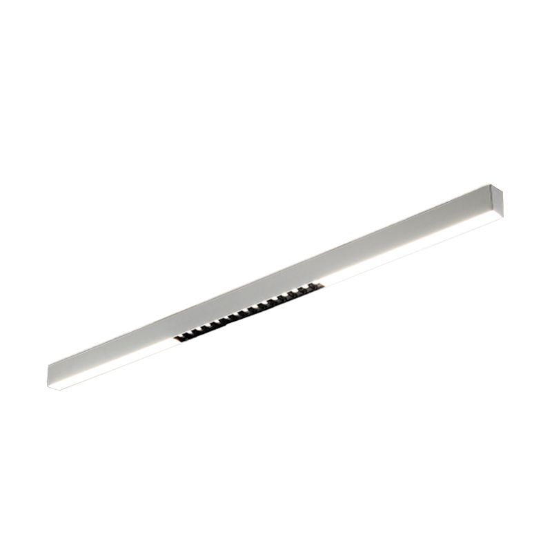 Modern Metal LED Flush Mount Linear Shape Ceiling Light with Acrylic Shade for Passage
