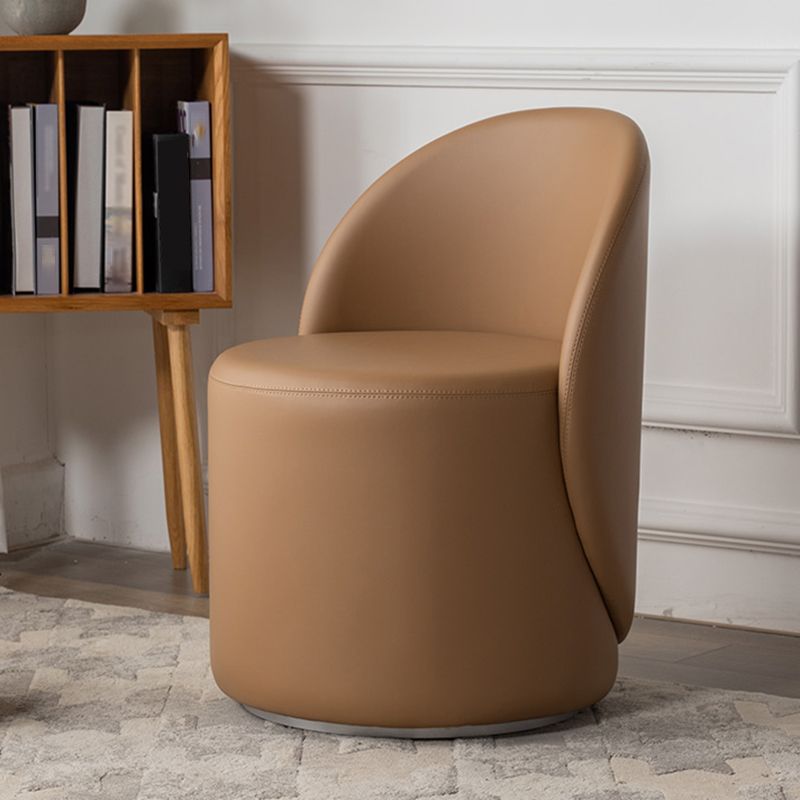 Tight Back Solid Wood Frame Armless Chair Solid Color Accent Chair