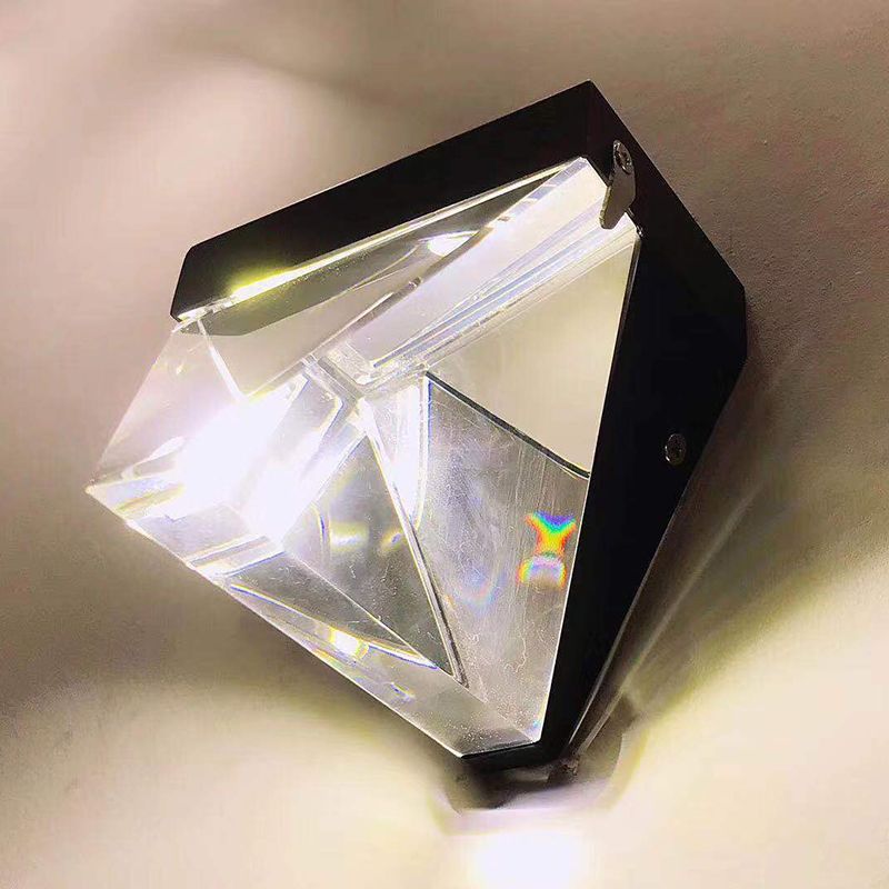 Eenvoudige unieke stijl geometrische schaduwwand SCONCE METAL 1 LICHT SCONCES in gouden afwerking