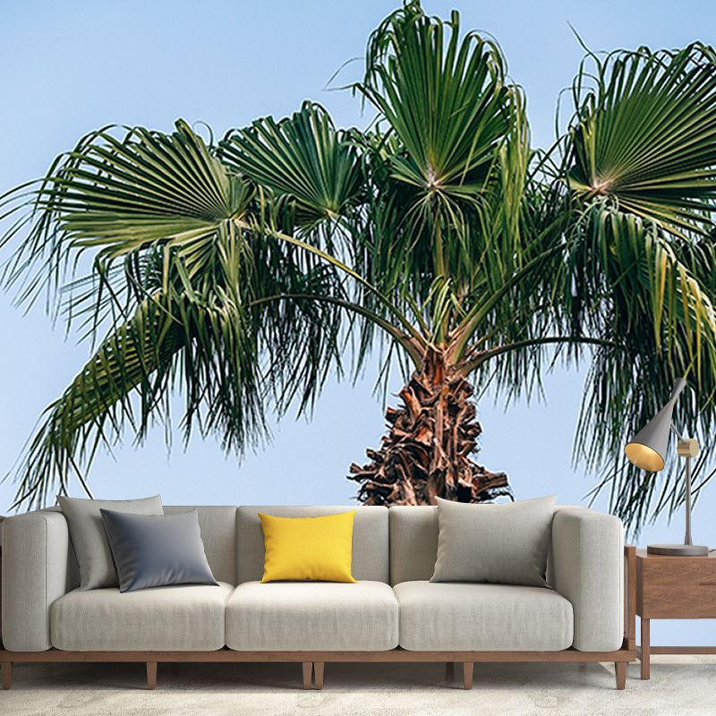 Fashionable Wall Mural Tropical Plant Leaf Printed Sitting Room Wall Mural