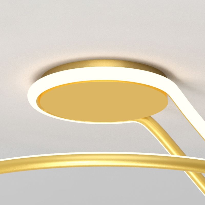 Circular Semi Flush Mounted Plafond Light