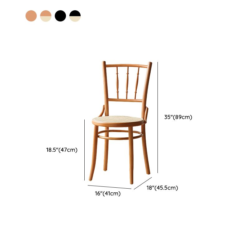 Industrial Style Side Chair Wooden Indoor Dining Chair for Living Room